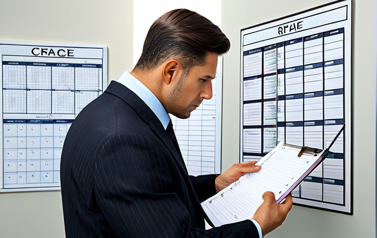 Time Management**

"A career counselor in a well-organized, modern office, reviewing a detailed schedule planner, fully clothed in professional attire, looking focused and in control, safe for work, appropriate content, perfect anatomy, natural pose, professional setting, high-resolution."

**