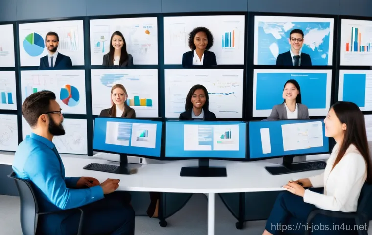 직업상담사 2025 전망 - **Prompt 1: Futuristic Career Guidance with AI and Data**
    "A professional female career counselo...