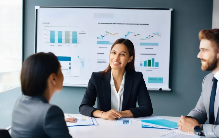 직업상담사로 HR 컨설팅 시작하기 - **Professional Transition: From Career Guidance to HR Strategy**
    A brightly lit, modern office s...