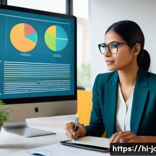 Home 28 직업상담사 실무 능력 향상 - **Prompt 1: The Visionary Career Counselor in a Hybrid World**
"A modern career counselor, a wom...