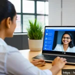 직업상담사 실무 툴 활용법 - A professional career counselor conducting an online assessment session with an Indian client using ...